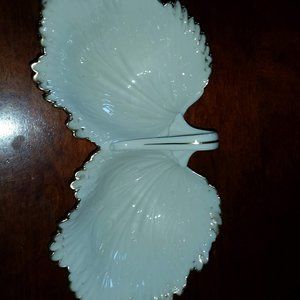 Lenox Porcelain Double Serving Bowl with Handle